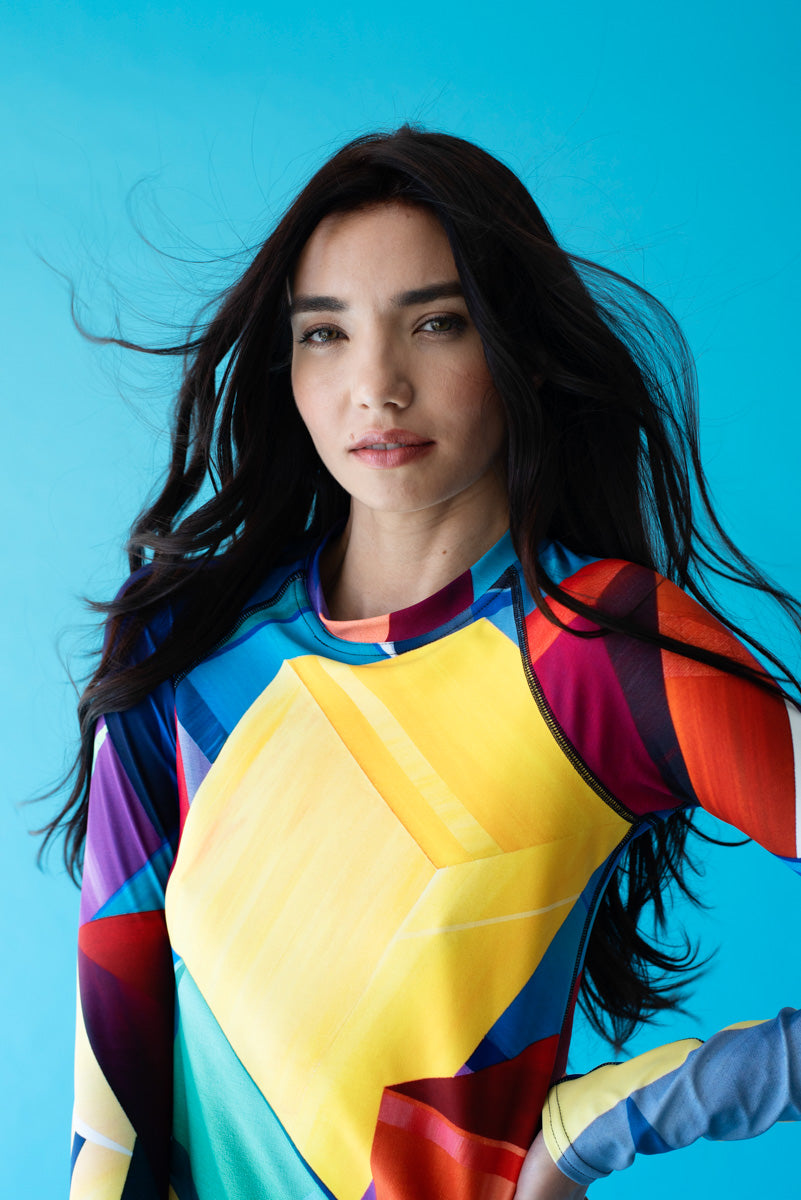 Alina in the Rash Guard top 