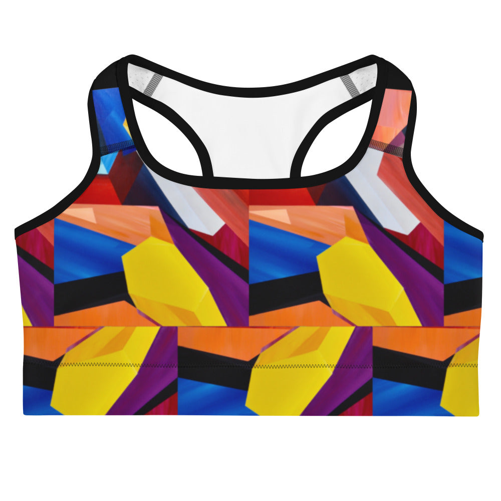 Katelyn Yellow Sports bra