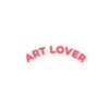 Art Lover Bubble stickers