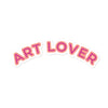 Art Lover Bubble stickers