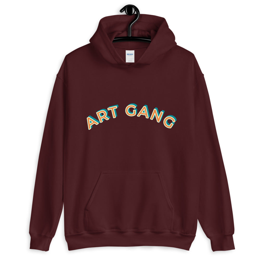 Art Gang Hoodie Burgundy